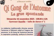 Stage de Qi Gong de l'Automne 16/11/2025 - La Grue Spontanée Stage de Qi Gong de l'Automne 16/11/2025 - La Grue Spontanée